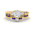 Thumbnail 25 - twisted-vine-vintage-band-round-cut-diamond-wedding-ring-set-with-sapphire-in-yellow-gold-FD10981ROGSABLANGLE3-NL-YG.jpg