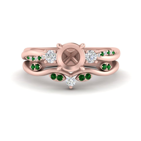 twisted-vine-vintage-band-semi-mount-diamond-wedding-ring-set-with-emerald-in-rose-gold-FD10981SMGEMGRANGLE3-NL-RG.jpg