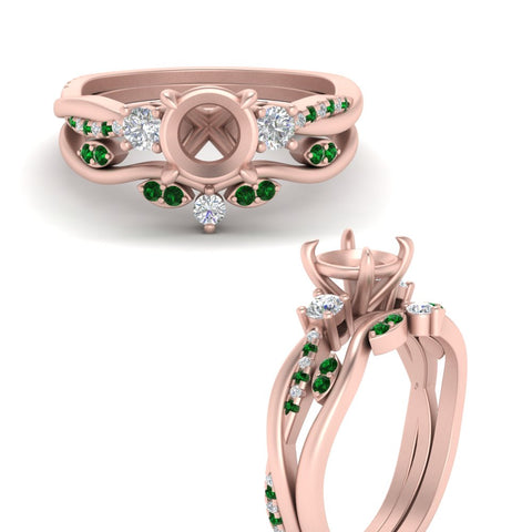 twisted-vine-vintage-band-semi-mount-diamond-wedding-ring-set-with-emerald-in-rose-gold-FD10981SMGEMGRANGLE3-NL-RG.jpg