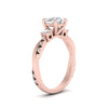 Load image into Gallery viewer, Twisted Vine Vintage Round Cut Engagement Ring