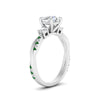Load image into Gallery viewer, Twisted Vine Vintage Round Cut Engagement Ring