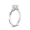 Load image into Gallery viewer, Twisted Vine Vintage Round Cut Engagement Ring