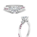 Load image into Gallery viewer, Twisted Vine Vintage Round Cut Engagement Ring

