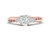 Load image into Gallery viewer, Twisted Vine Vintage Round Cut Engagement Ring