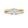 Load image into Gallery viewer, Twisted Vine Vintage Round Cut Engagement Ring