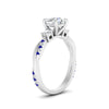 Load image into Gallery viewer, Twisted Vine Vintage Round Cut Engagement Ring