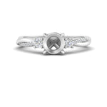 Load image into Gallery viewer, Twisted Vine Vintage Semi Mount Diamond Engagement Ring
