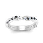 Load image into Gallery viewer, twisted-wedding-band-with-black-diamond-in-white-gold-FDENS3301BGBLACK-NL-WG.jpg
