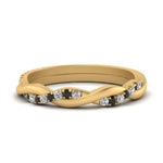 Load image into Gallery viewer, twisted-wedding-band-with-black-diamond-in-yellow-gold-FDENS3301BGBLACK-NL-YG.jpg
