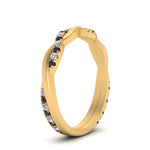 Load image into Gallery viewer, twisted-wedding-band-with-black-diamond-in-yellow-gold-FDENS3301BGBLACK-NL-YG.jpg
