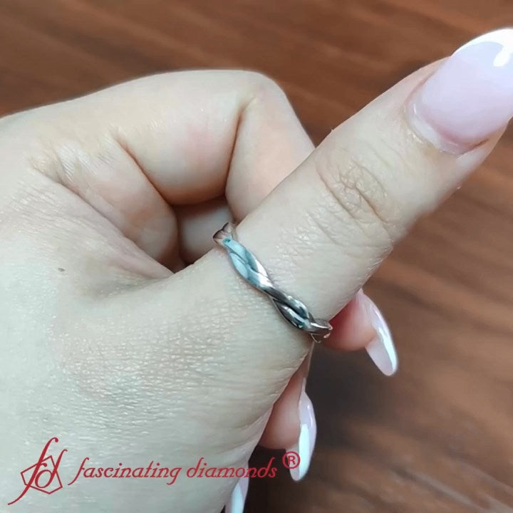 Twisted Vine Gold Band