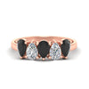 Load image into Gallery viewer, two-carat-5-stone-black-diamond-teardrop-anniversary-ring-in-rose-gold-fdwb8008peblacksleep-2.00ct-nl-rg.jpg