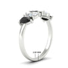 Load image into Gallery viewer, two-carat-5-stone-black-diamond-teardrop-anniversary-ring-in-white-gold-fdwb8008peblackangle2-2.00ct-nl-wg-hw.jpg