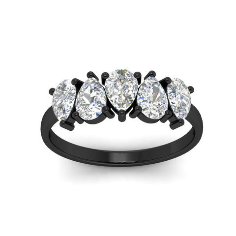 two-carat-5-stone-diamond-teardrop-anniversary-ring-in-black-gold-fdwb8008peangle5-2.00ct-nl-bg