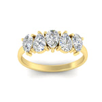 Load image into Gallery viewer, two-carat-5-stone-diamond-teardrop-anniversary-ring-in-yellow-gold-fdwb8008peangle5-2.00ct-nl-yg.jpg