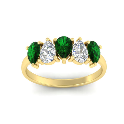 two-carat-5-stone-emerald-teardrop-anniversary-ring-in-yellow-gold-fdwb8008pegemgrangle5-2.00ct-nl-yg.jpg