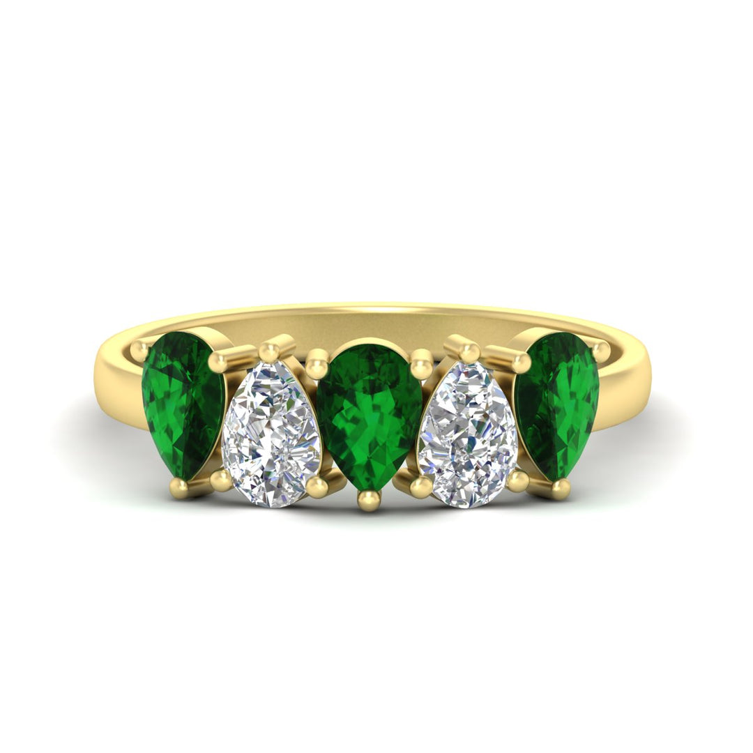 two-carat-5-stone-emerald-teardrop-anniversary-ring-in-yellow-gold-fdwb8008pegemgrsleep-2.00ct-nl-yg.jpg