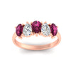 Load image into Gallery viewer, two-carat-5-stone-pink-sapphire-teardrop-anniversary-ring-in-rose-gold-fdwb8008pegsadrpiangle5-2.00ct-nl-rg.jpg