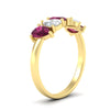Load image into Gallery viewer, two-carat-5-stone-pink-sapphire-teardrop-anniversary-ring-in-yellow-gold-fdwb8008pegsadrpiangle2-2.00ct-nl-yg.jpg