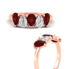 Load image into Gallery viewer, two-carat-5-stone-ruby-teardrop-anniversary-ring-in-rose-gold-fdwb8008pegrudrangle3-2.00ct-nl-rg.jpg