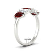 Load image into Gallery viewer, two-carat-5-stone-ruby-teardrop-anniversary-ring-in-white-gold-fdwb8008pegrudrangle2-2.00ct-nl-wg-hw.jpg