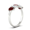 Load image into Gallery viewer, two-carat-5-stone-ruby-teardrop-anniversary-ring-in-white-gold-fdwb8008pegrudrangle2-2.00ct-nl-wg.jpg