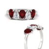 Load image into Gallery viewer, two-carat-5-stone-ruby-teardrop-anniversary-ring-in-white-gold-fdwb8008pegrudrangle3-2.00ct-nl-wg.jpg