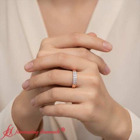 two-line-round-band-ring-rose-gold-fdwb11382-0.25ct-model