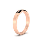 Load image into Gallery viewer, two-line-round-black-diamond-band-ring-in-rose-gold-FD11382BGBLACKANGLE2-0.25CT-NL-RG
