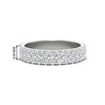 Load image into Gallery viewer, two-line-round-diamond-band-ring-in-white-gold-FD11378B-1.80CT-NL-WG
