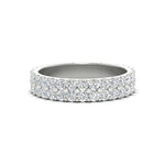Load image into Gallery viewer, two-line-round-diamond-band-ring-in-white-gold-FD11378B-1.80CT-NL-WG
