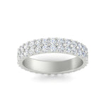 Load image into Gallery viewer, two-line-round-diamond-band-ring-in-white-gold-FD11378B-1.80CT-NL-WG
