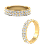 Load image into Gallery viewer, two-line-round-diamond-band-ring-in-yellow-gold-FD11378B-1.80CT-NL-YG
