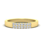 Load image into Gallery viewer, two-line-round-diamond-band-ring-in-yellow-gold-FD11382B-0.25CT-NL-YG
