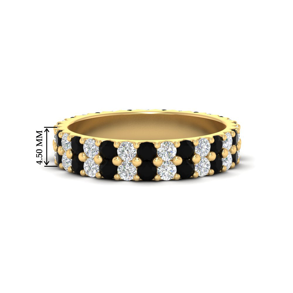 two-line-round-diamond-band-ring-with-black-diamond-in-yellow-gold-FD11378BGBLACK-1.80CT-NL-YG