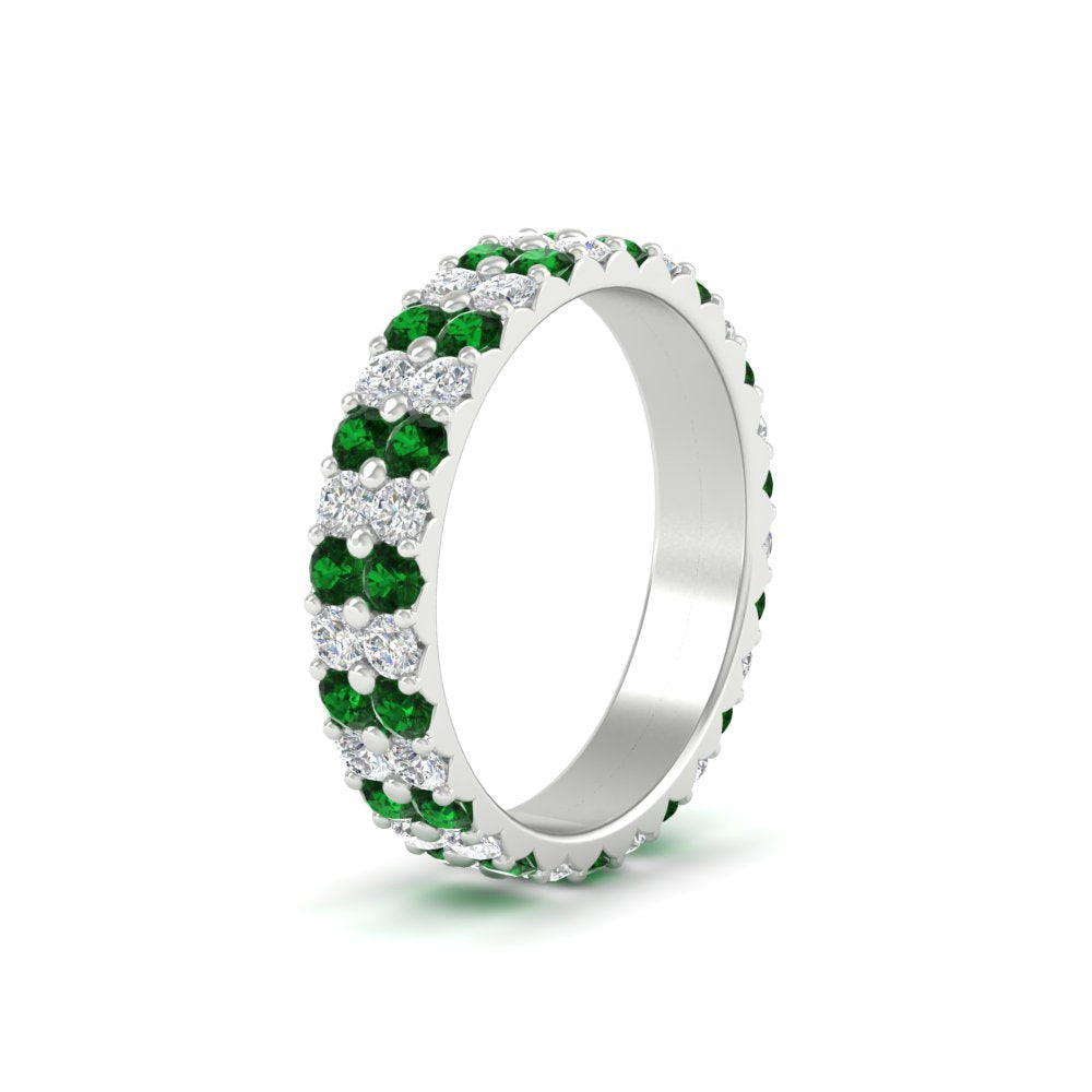two-line-round-diamond-band-ring-with-emerald-in-white-gold-FD11378BGEMGR-1.80CT-NL-WG