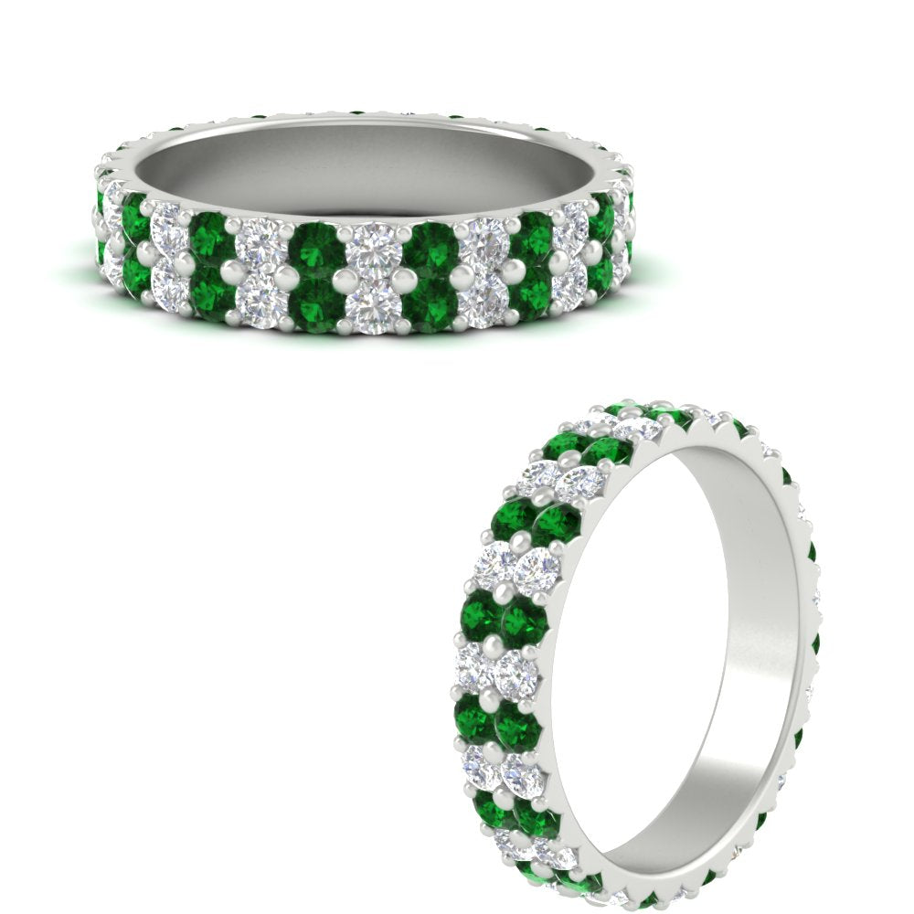 two-line-round-diamond-band-ring-with-emerald-in-white-gold-FD11378BGEMGR-1.80CT-NL-WG
