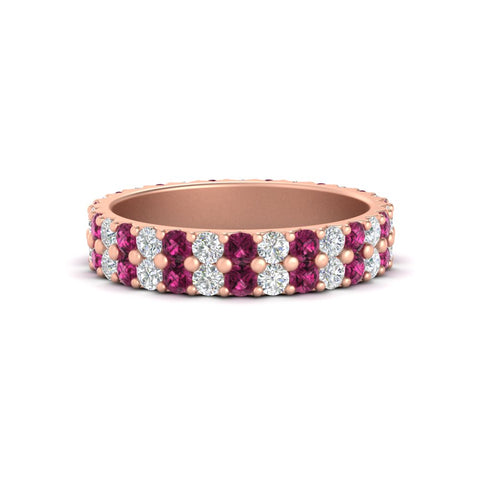 two-line-round-diamond-band-ring-with-pink-sapphire-in-rose-gold-FD11378BGSADRPI-1.80CT-NL-RG
