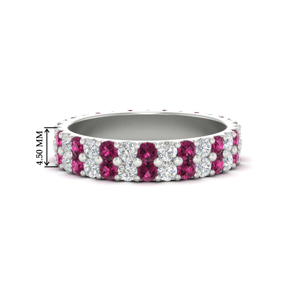 two-line-round-diamond-band-ring-with-pink-sapphire-in-white-gold-FD11378BGSADRPI-1.80CT-NL-WG