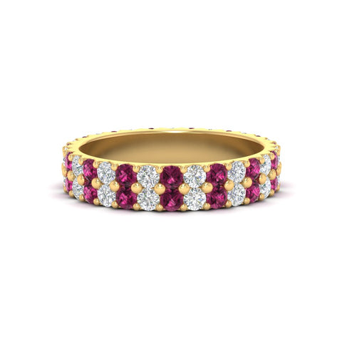 two-line-round-diamond-band-ring-with-pink-sapphire-in-yellow-gold-FD11378BGSADRPI-1.80CT-NL-YG