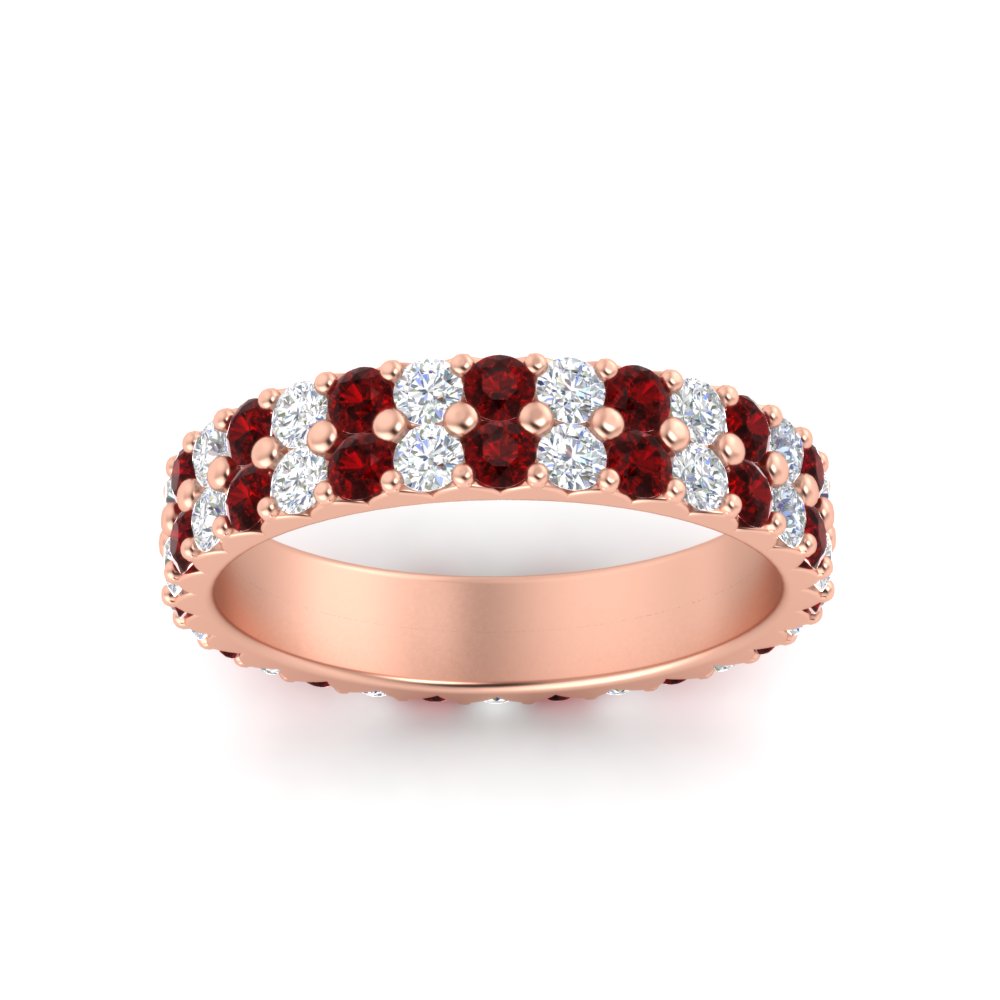two-line-round-diamond-band-ring-with-ruby-in-rose-gold-FD11378BGRUDR-1.80CT-NL-RG
