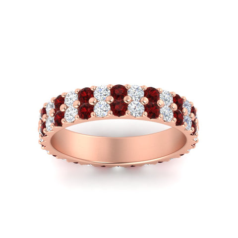 two-line-round-diamond-band-ring-with-ruby-in-rose-gold-FD11378BGRUDR-1.80CT-NL-RG