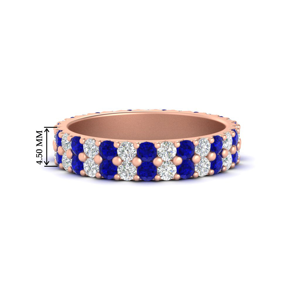 two-line-round-diamond-band-ring-with-sapphire-in-rose-gold-FD11378BGSABL-1.80CT-NL-RG