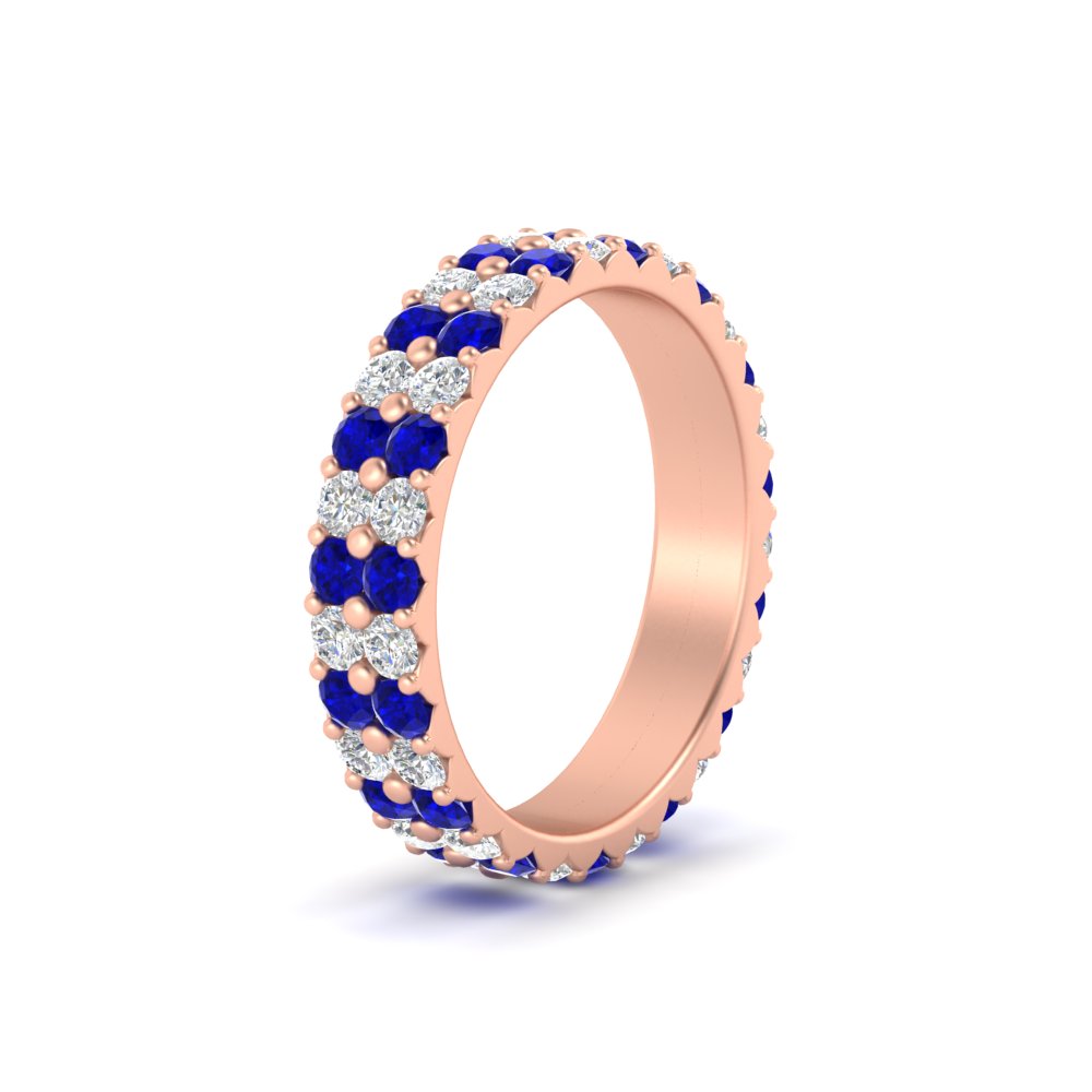 two-line-round-diamond-band-ring-with-sapphire-in-rose-gold-FD11378BGSABL-1.80CT-NL-RG