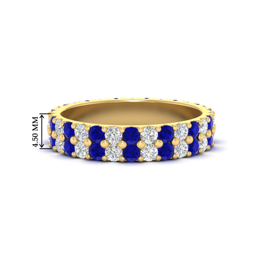 two-line-round-diamond-band-ring-with-sapphire-in-yellow-gold-FD11378BGSABL-1.80CT-NL-YG