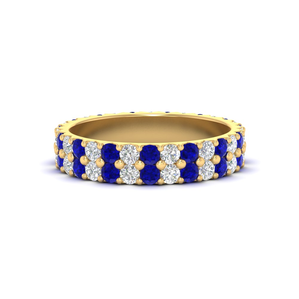 two-line-round-diamond-band-ring-with-sapphire-in-yellow-gold-FD11378BGSABL-1.80CT-NL-YG