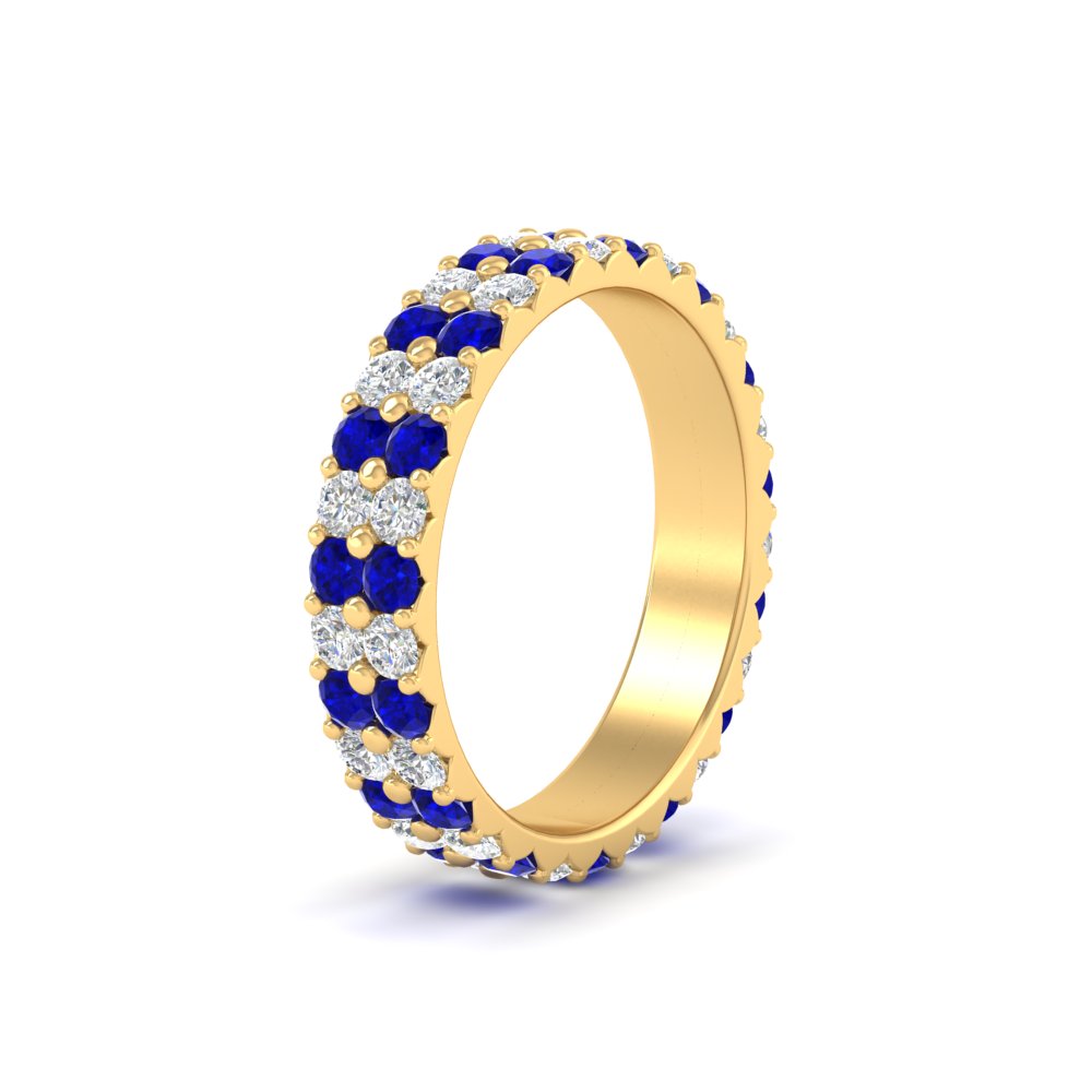 two-line-round-diamond-band-ring-with-sapphire-in-yellow-gold-FD11378BGSABL-1.80CT-NL-YG