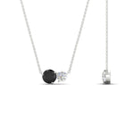 Load image into Gallery viewer, two-round-cut-diamond-pendant-with-black-diamond-in-FDPD11022GBLACK-NL-WG
