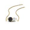Load image into Gallery viewer, two-round-cut-diamond-pendant-with-black-diamond-in-FDPD11022GBLACK-NL-YG