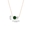 Load image into Gallery viewer, two-round-cut-diamond-pendant-with-emerald-in-FDPD11022GEMGR-NL-RG